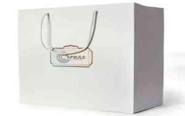 White card paper food bags