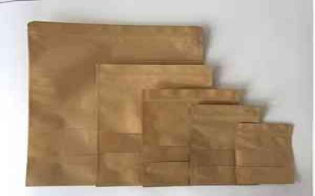 Laminated kraft paper food bags