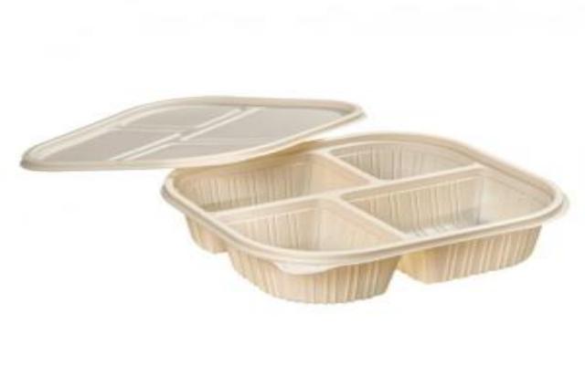 YM Four Compartment Square Box