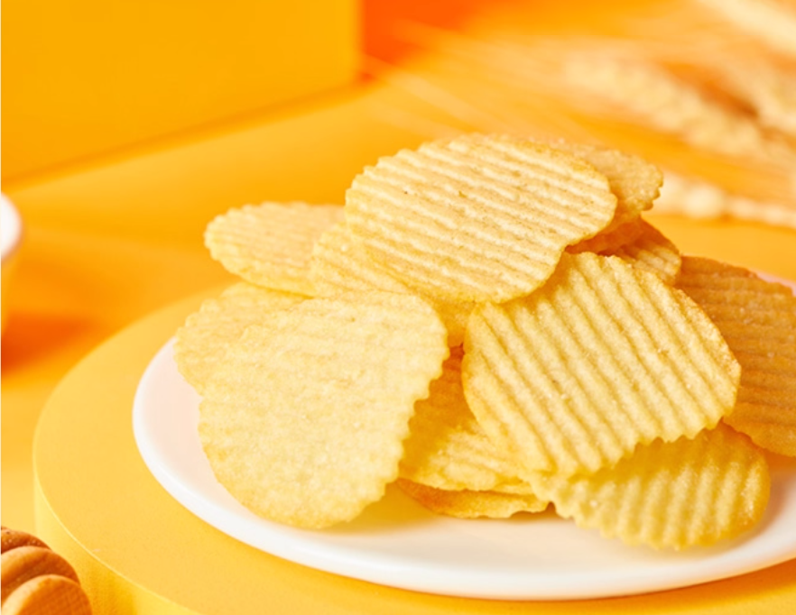 Baked potato chips