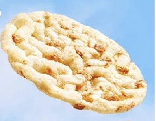 Air-popped chicken breast crisps