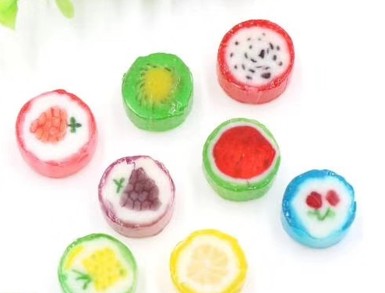 Fruit sliced candy