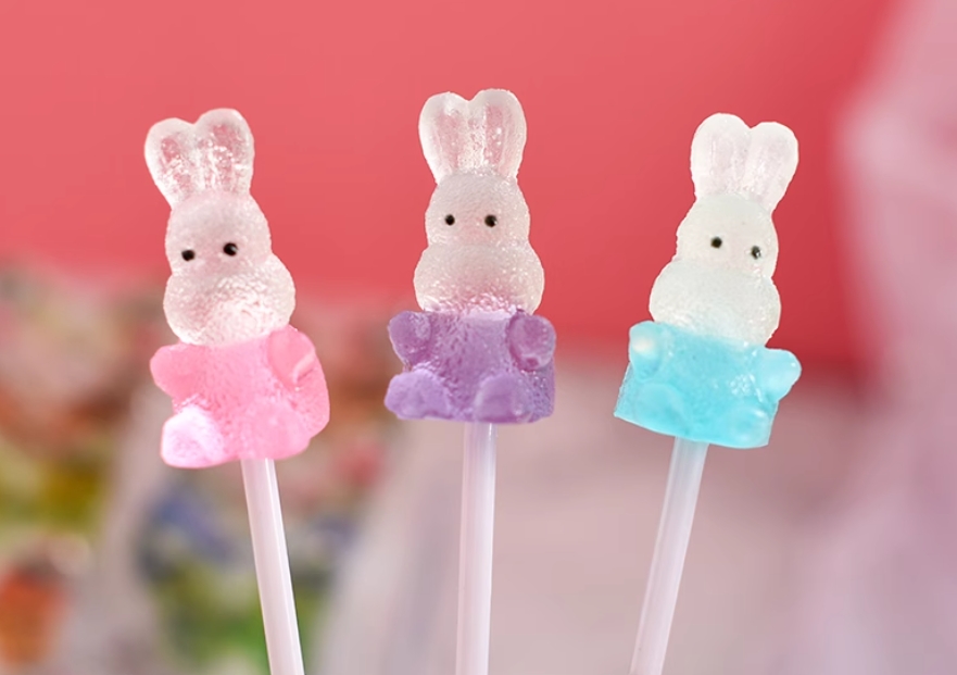 3D Shaped lollipop (rabbit) 