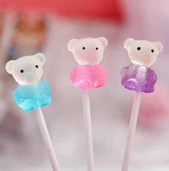 3D Shaped lollipop (Little bear) 
