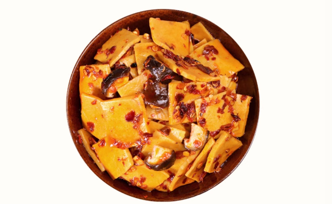 Mushroom Soybean Curd Slice （Spicy flavour）