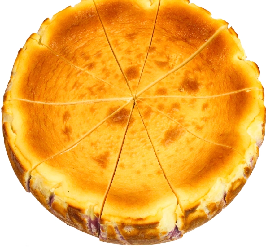 Taro paste Basque cake