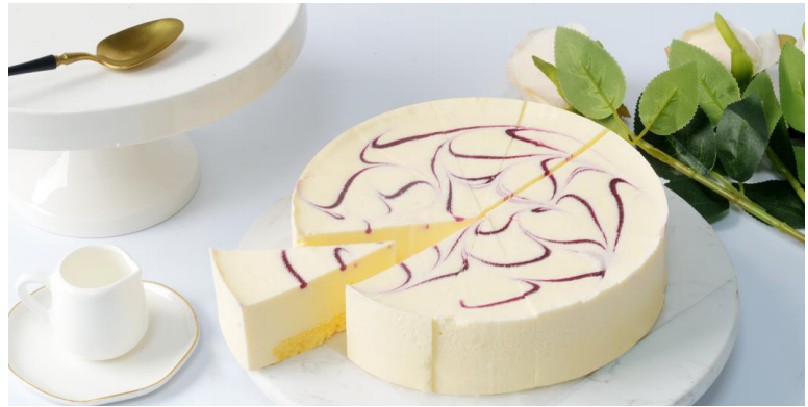 Blueberry Cheese Mousse Cake
