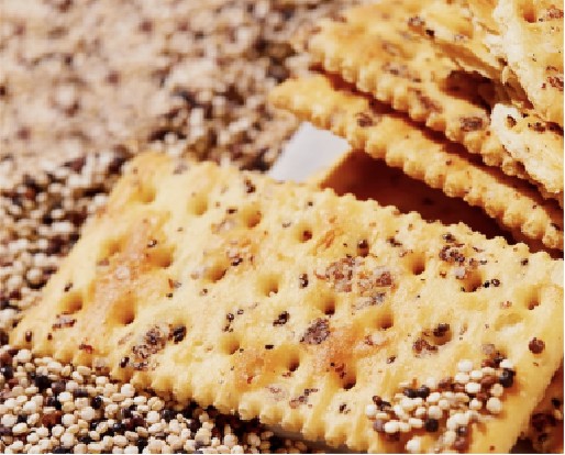 Soda cracker （Chia seed & Quinoa）