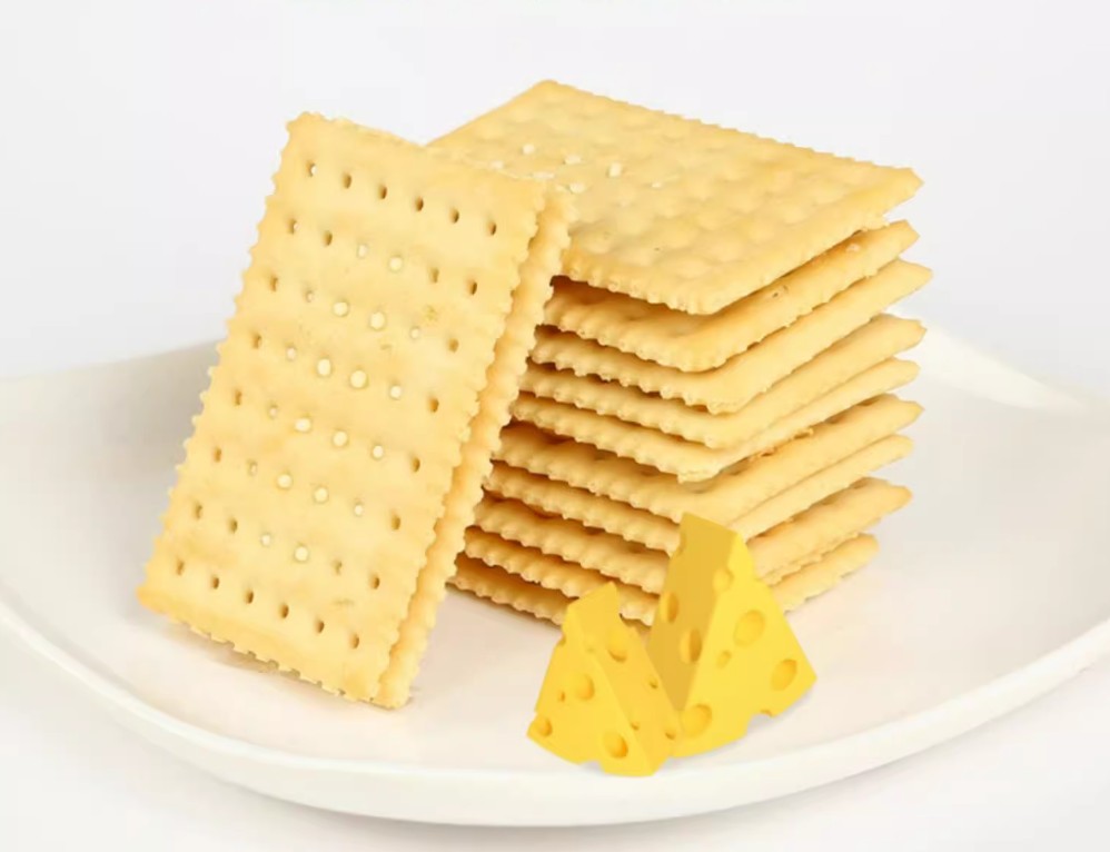 Cheese soda sandwich cookies