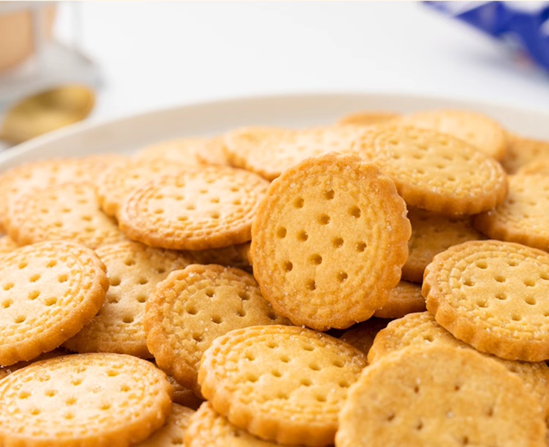 Japanese style small round biscuits