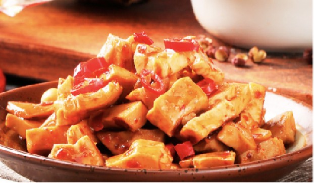Hard bean curd （Spicy flavour）